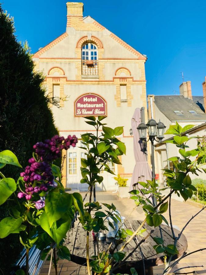 Hotel Le Cheval Blanc Jargeau Exterior foto